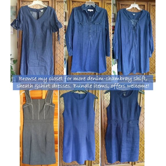 J. Crew Navy Blue Sheath Dress with Waist Tabs - Size 2P - Picture 15 of 16